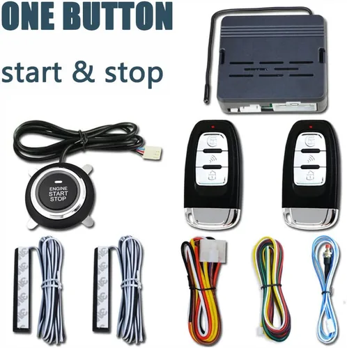 Vista 8 de Arrancador de control remoto con control de bloqueo/desbloqueo de rango de 164 pies universal para automóviles de 12 V arranque de motor de entrada