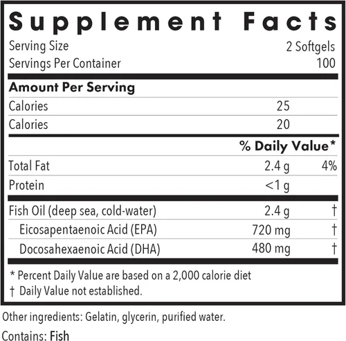 Vista 2 de Allergy Research Group - Super EPA - Aceite de pescado Omega 3, anchoas de origen sostenible - 200 cápsulas blandas