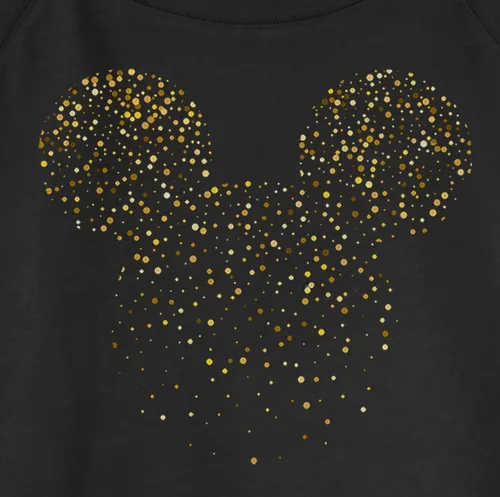 Vista 2 de Disney Sudadera clásica con relleno de confeti de Mickey para mujer con cubrecamas