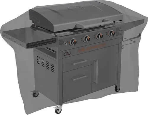 Vista 2 de Cubierta de poliéster 600D compatible con parrilla Blackstone Culinary de 30" 1901 1934 2092 2163 compatible con parrilla Blackstone ProSeries