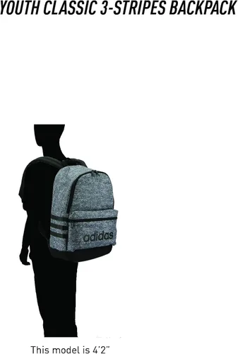 Vista 6 de adidas Classic 3S Backpack BlackScreaming Green One