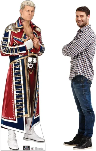 Vista 3 de Cardboard People Cody Rhodes - Soporte de cartón de tamaño real - WWE