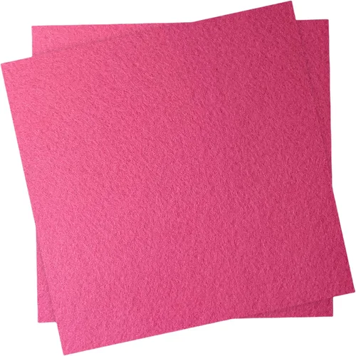Vista 20 de Hojas de tela de fieltro de 6 x 6 pulgadas para manualidades, 0.039 in de grosor, papel de fieltro de colores surtidos para manualidades de costura