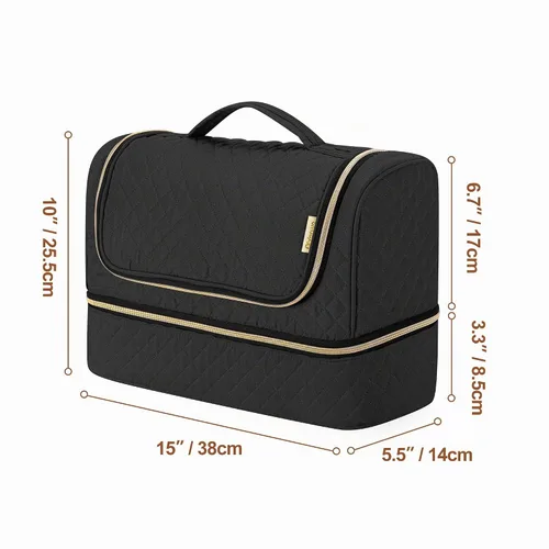 Vista 5 de Yarwo Nueva funda de viaje compatible con Airwrap i.d.Multi-styler completa Negro