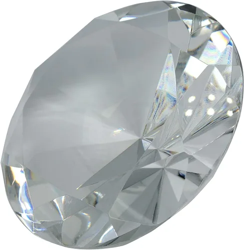 Vista 8 de TRIPACT - Pisapapeles de cristal con forma de diamante, color original, 3.937 in, grado 03