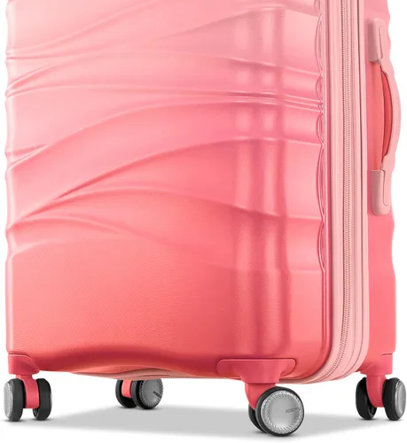 Vista 4 de American Tourister Cascade - Maletas rígidas con ruedas giratorias, juego de 2 piezas 20/24, rosa dinámico