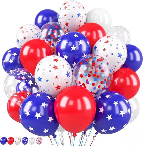 Vista 30 de 50 globos de Halloween, globos de 12 pulgadas, globos morados negros y anaranjados de 12 pulgadas, globos de confeti de murciélago, globos de látex