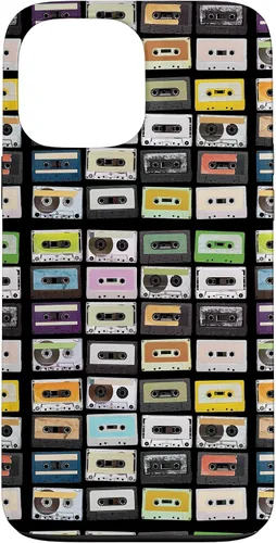 Vista 24 de Cassette Tapes Nostalgic Mixtape Music Graphic Case for iPhone 17
