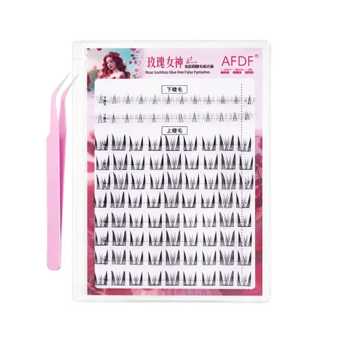 Vista 12 de Extensión de Pestañas DIY Efecto 3D Natural Individual 9/11/12mm Pestañas 80 Racimos Pestañas de Volumen Set Mixto, Extensión de Pestañas Caseras