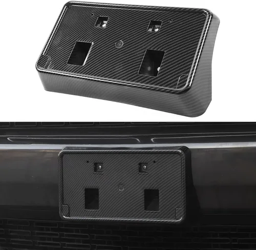 Vista 7 de Voodonala para Challenger Marco Soporte de Montaje para Placa de Matrícula Delantera Cubierta Bracket para Accesorios Dodge Challenger 2010-2025+