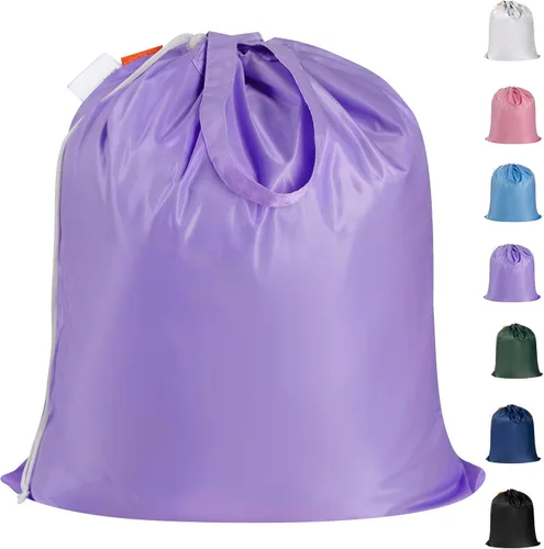 Vista 11 de Polecasa - Mochila de lavandería duradera con correas acolchonadas, tela resistente a desgarros, 3.8 oz/yd² y múltiples bolsillos, grande, Negro