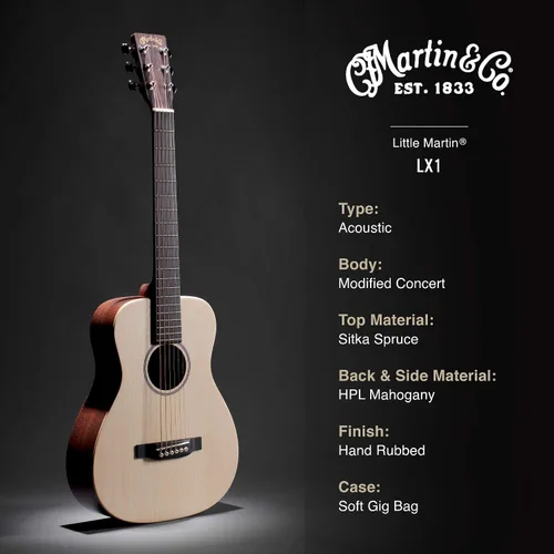 Vista 5 de Martin LX1 Little Martin - Natural