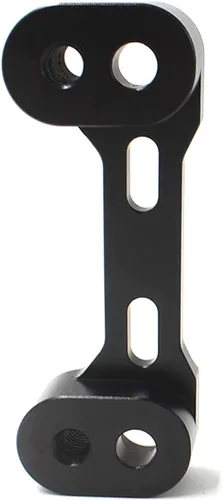 Vista 4 de Elevador de manillar de motocicleta Heighten Extend Handle Bar Mount Clamp Adapter para 310GS G310R G 310 GS R 2016-2019 (negro)