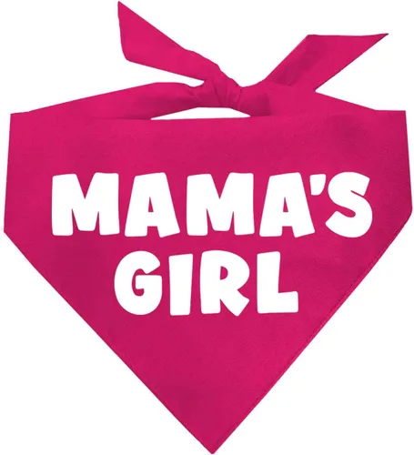 Vista 9 de Mama's Girl - Bandana para perro 100% algodón para mamá Día de San Valentín Sesión de fotos Negro, XS (949)