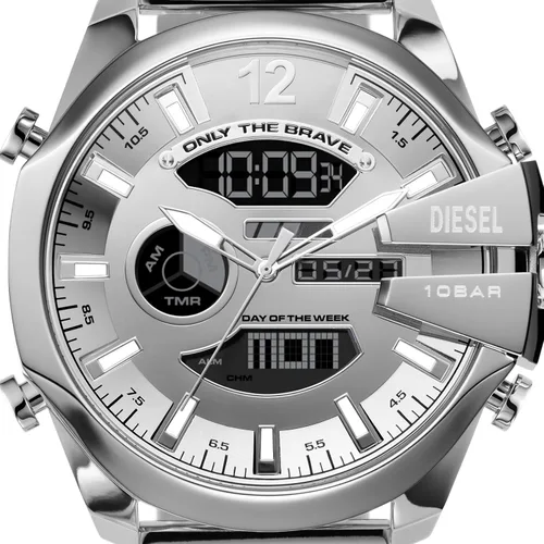 Vista 4 de Diesel Mega Chief Reloj analógico y digital de silicona - DZ4552