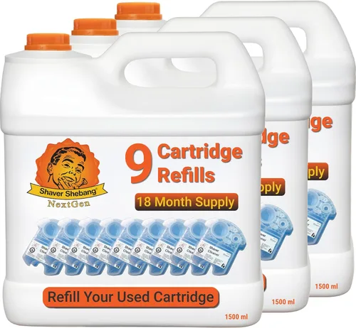 Vista 7 de 9 recargas de cartuchos Clean & Renew: 18 meses de afeitado limpio NextGen