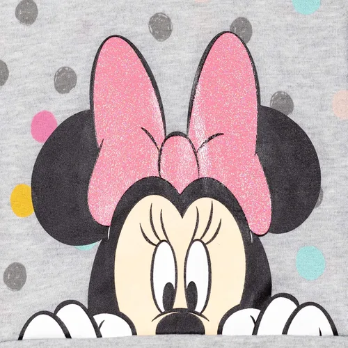 Vista 3 de Disney Minnie Mouse - Conjunto de sudadera de vellón y leggings para bebés y niñas pequeñas