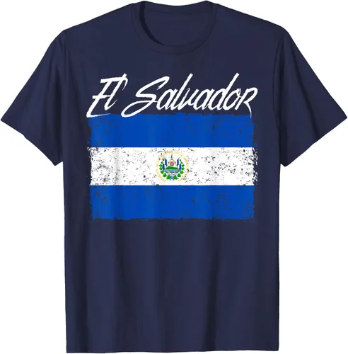 Vista 77 de Camiseta Salvadoreña Bandera El Salvador