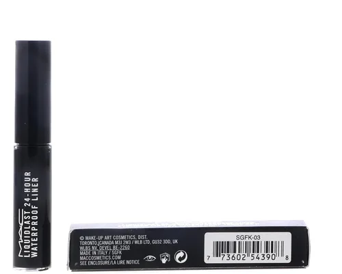Vista 4 de MAC Liquidlast Liner Point Negro