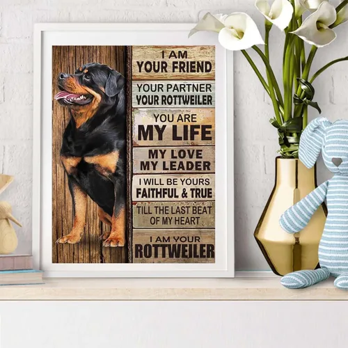 Vista 2 de UPABLUNSO Kit de pintura de diamantes 5D con diseño de diamantes con texto en inglés "I Am Your Friend I Am Your Friend", para adultos, pintura por