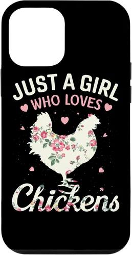 Vista 16 de Just A Girl Who Loves Chickens, Floral Farmer Girl Case for iPhone 17