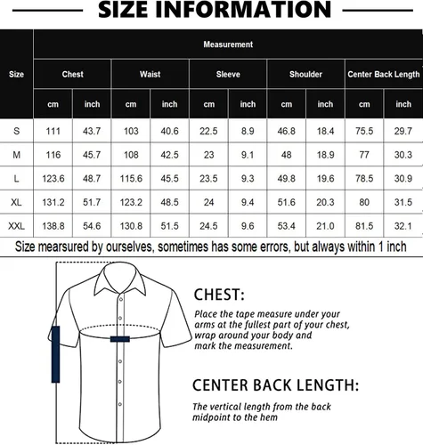 Vista 6 de COOFANDY Camisa de vestir Oxford de manga corta para hombre, camisa de trabajo con botones de cambray, camisas casuales con cuello a cuadros