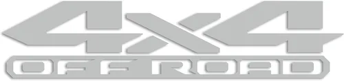 Vista 8 de 2 calcomanías de vinilo negras 4x4 Off Road para Dodge Ram 1500 2500 3500 Power Wagon