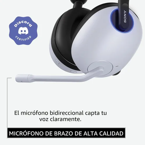 Vista 5 de Sony INZONE H9 Auriculares inalámbricos con cancelación de ruido para Negro