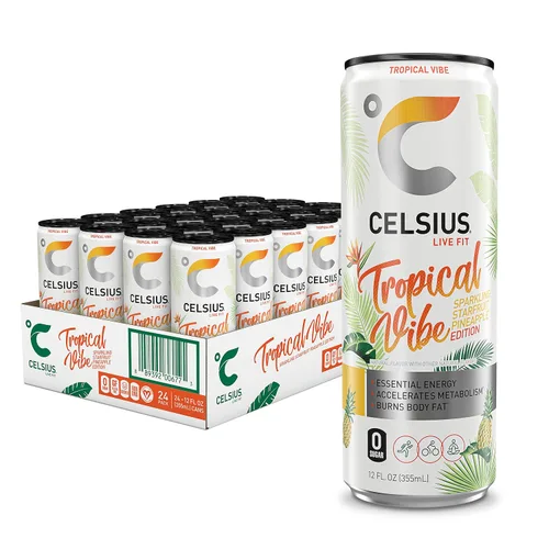 Vista 25 de CELSIUS Naranja Espumosa, Bebida Energética Esencial Funcional de 12 onzas líquidas (paquete de 4)