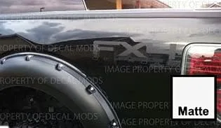 Vista 8 de FX4 Offroad Calcomanías para Ford F150 Negro (2009,2010,2011) - CB [Juego de 2]