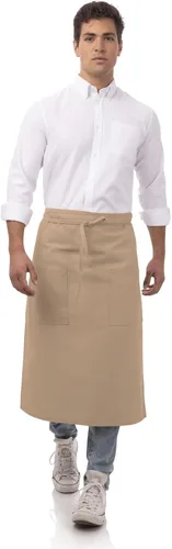 Vista 6 de Chef Works Delantal bistró unisex de dos bolsillos