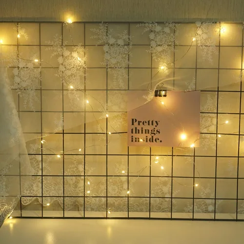 Vista 3 de Paquete de 15 luces de hadas que funcionan con pilas, 6.6 pies, 20 luces LED de tarro de masón, alambre plateado, impermeable, luciérnaga, mini