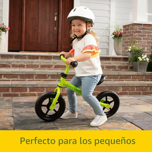Vista 2 de TOMY John Deere - Bicicleta de equilibrio para niños pequeños, bicicleta