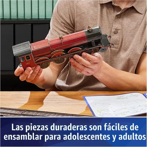 Vista 4 de 4D Build Harry Potter Hogwarts Express 3D Puzzle Model Kit para adultos