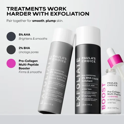 Vista 8 de Paula's Choice Pro-Collagen - Suero facial multipéptido para arrugas, suero para la cara, apoya la producción de colágeno con ácido hialurónico