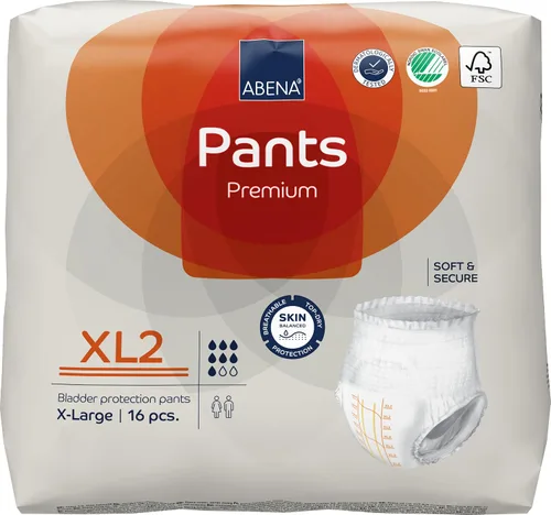 Vista 12 de Abena Abena Pants - Ropa interior protectora contra la incontinencia premium, pull-ups, absorción moderada/pesada, nivel 2, talla S, 48