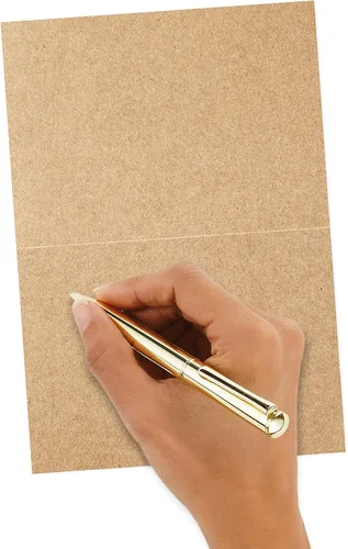 Vista 6 de Hallmark Surtido de tarjetas de agradecimiento, papel kraft rústico (48 notas de agradecimiento con sobres)