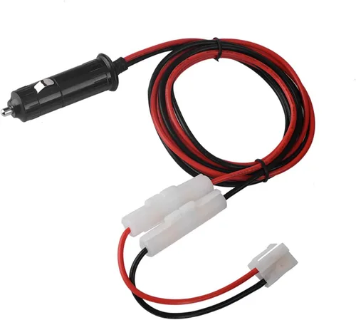 Vista 4 de Encendedor de cigarrillos de coche, cable de alimentación en forma de T, encendedor de cigarrillos, doble, cable resistente a altas temperaturas