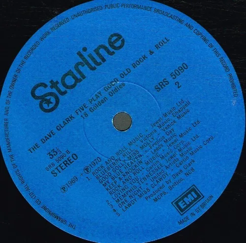 Vista 4 de The - Play Good Old Rock & Roll - 18 Golden Oldies - Starline - SRS 5090