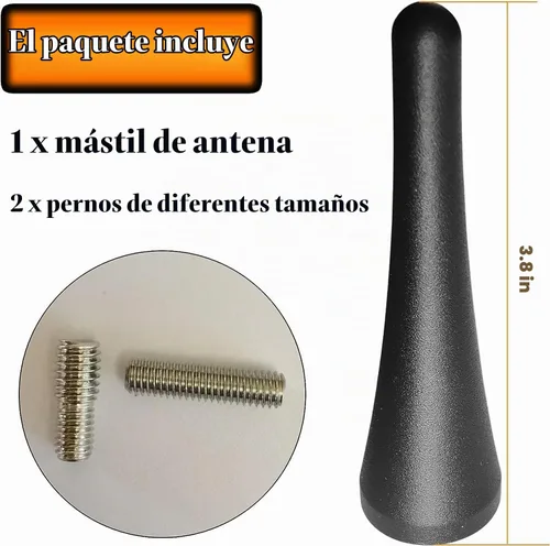 Vista 5 de Antena de aluminio de 3.8 pulgadas para Ford Transit (2013-2025), repuesto de antena para Ford Transit 150 250 (2013-2025)