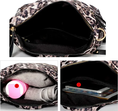 Vista 5 de AO ALI VICTORY Mochila de nailon para mujer, bolso de mano y bolso de hombro, bolsas escolares antirrobo, bolsos de viaje casuales
