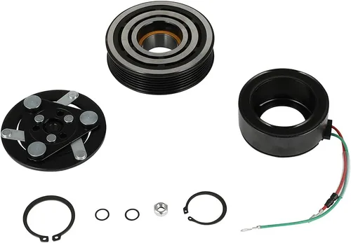 Vista 32 de CCIYU Embrague del compresor de aire acondicionado 2016-2018 para Fiat 500X 2.4L 2015-2021 para Jeep Renegade 2.4L AC Compresor para automóvil