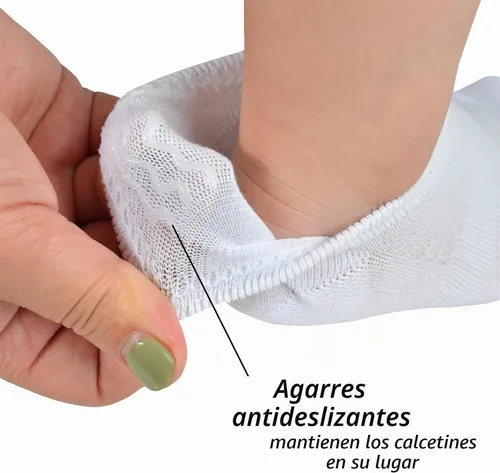 Vista 4 de JORMATT 14 pares de calcetines invisibles de corte bajo para niños pequeños