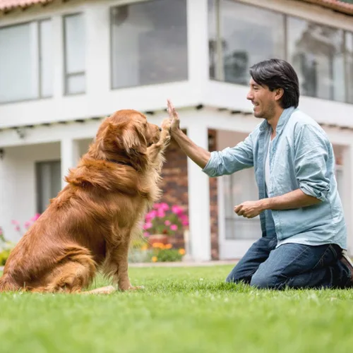 Vista 2 de BestPet Perrera resistente para perros de 4 x 4.3 pies con techo impermeable, jaula grande de acero galvanizado para perros medianos y grandes