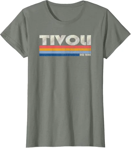 Vista 17 de Camiseta vintage de los años 80 estilo Tivoli NY