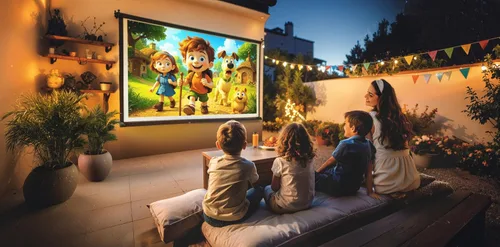 Vista 2 de Epson Lifestudio Flex Plus 4K PRO-UHD - Proyector portátil de estilo de vida, 1000 lúmenes de color y brillo blanco, sonido de Bose, Google TV, Gris