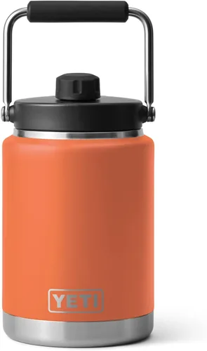 Vista 12 de YETI Rambler Jarra de Medio Galón, Aislada al Vacío, A Prueba de Fugas, Acero Inoxidable con MagCap Rosa (Tropical Pink)