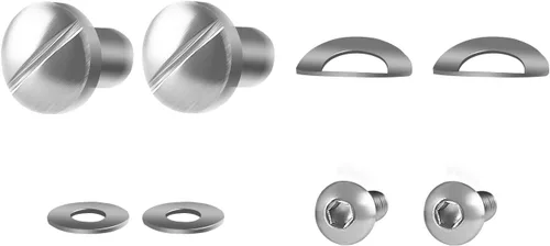 Vista 5 de Portaequipajes Sissy Bar Latch Clips Soporte de montaje de placa lateral Ojal Hardware de liberación rápida para Harley Touring Electra Road Street