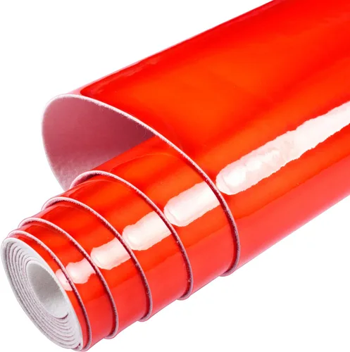 Vista 8 de HGUAN Tela de vinilo holográfica de 7.8 x 53 pulgadas, 1 rollo de hojas de piel sintética adecuadas para lazos, aretes de cuero y otros artículos