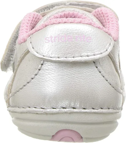 Vista 3 de Stride Rite Soft Motion - Tenis casuales Jazzy para bebés y niñas pequeñas Oro Rosa